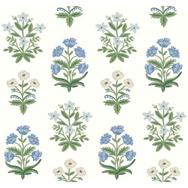 Middle Eastern Wallpaper Mughal Flower Indian Block Print by Mlags Custom  Printed Removable Self Adhesive Wallpaper Roll by Spoonflower - Etsy