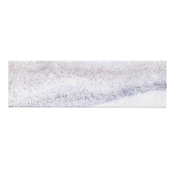 Splendor Polar Beige 3-in. x 10-in. Subway Stone Look Glossy Porcelain Wall Tile (12.11 sq. ft./case)