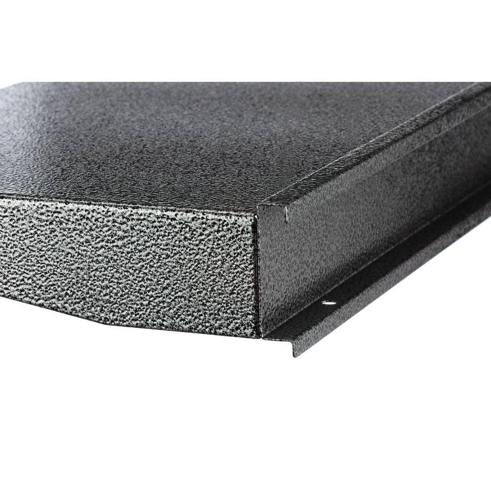 Heavy-Duty Steel 30" Wall-Mount Shelf in Hammered Granite