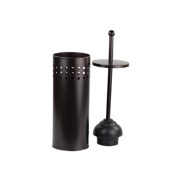 Home Basics 5.37 in. x 5.37 in. x 13.12 in. Toilet Plunger