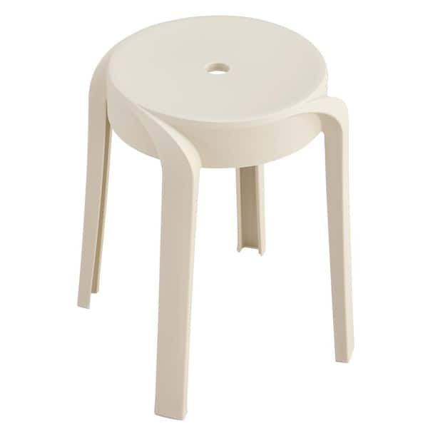 Unbranded 6 Pack Stackable Plastic Outdoor Bar Stool Nesting Stools Outdoor Flexible Seating Decorative Stools