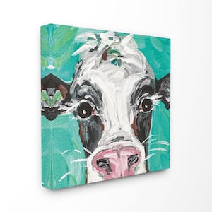 24 in. x 24 in. "Oreo The Cow" by Molly Susan Strong Printed Canvas Wall Art