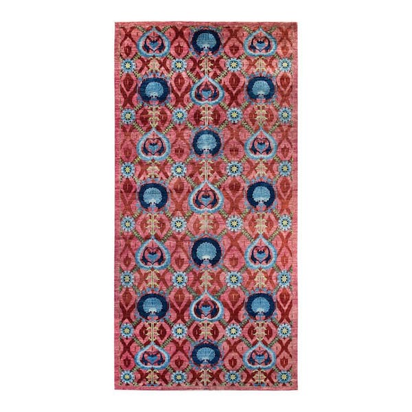 Suzani Handmade Pink 9 ft. 0 in. x 16 ft. 10 in. Indoor Area Rug