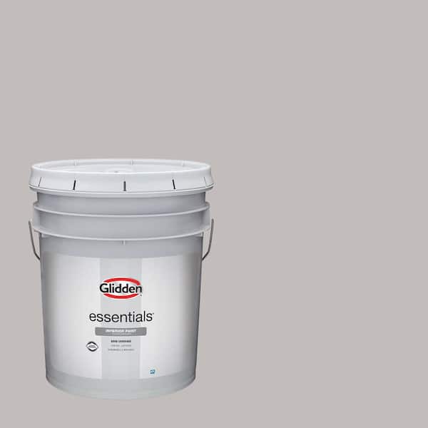 Glidden Essentials 5 gal. PPG1005-3 Gray Shadows Eggshell Interior Paint