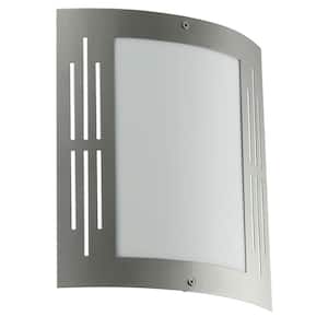 City Stainless Steel Outdoor Wall Lantern Sconce