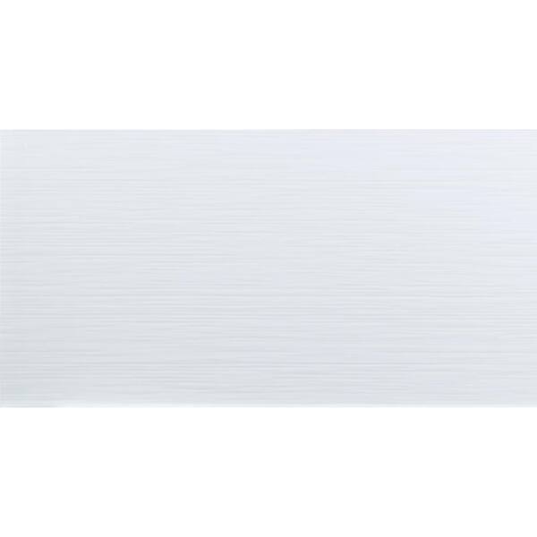 MSI Dymo Stripe White Glossy 4 in. x 4 in. Glazed Ceramic Wall Tile ...