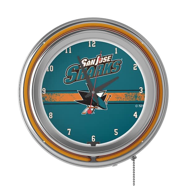 St. Louis Blues NHL Neon Clock