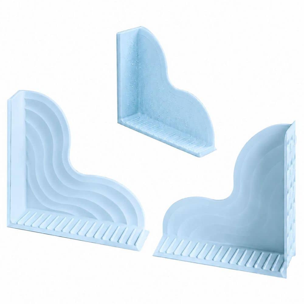 2-Pack Silicone Shower Splash Guard Kit Blue 9.8 in. W x 9.5 in. L Bath Accessory price history on PriceWatchPro