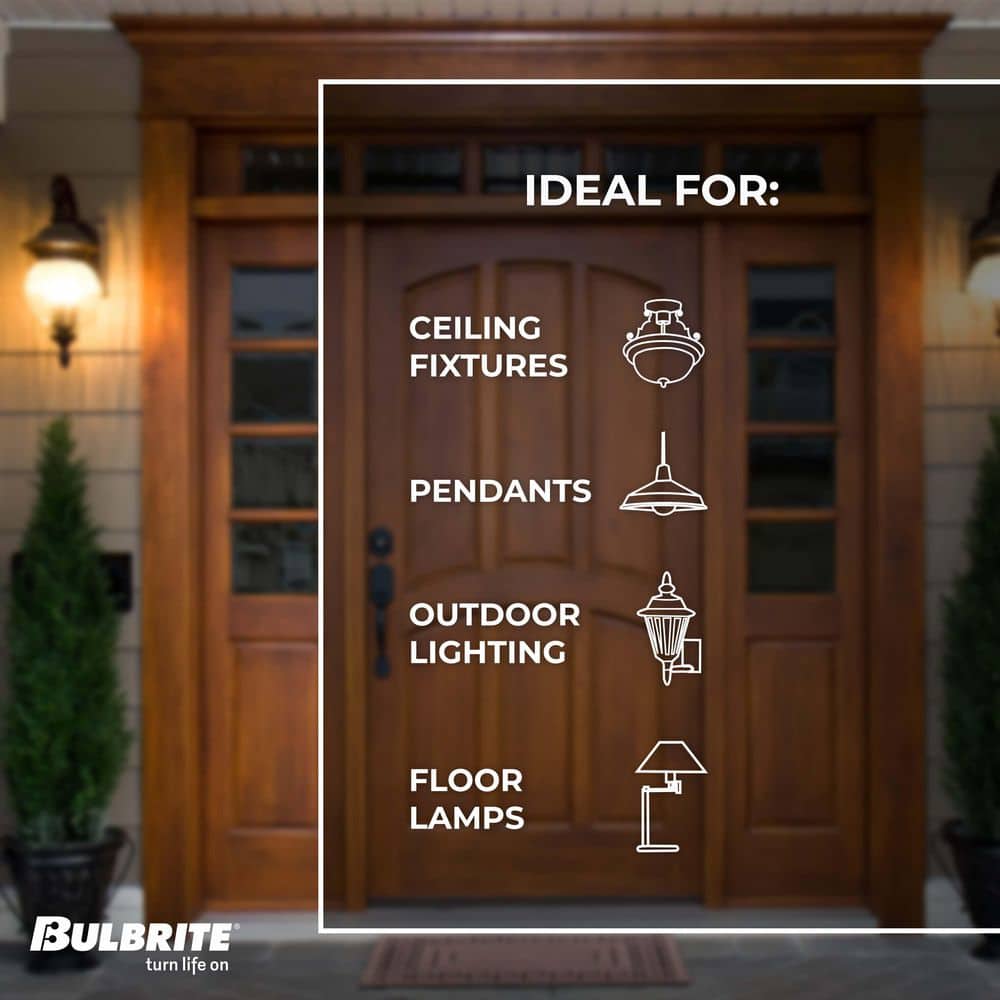 8.5 Watt Clear Dimmable LED Filament Bulb Set