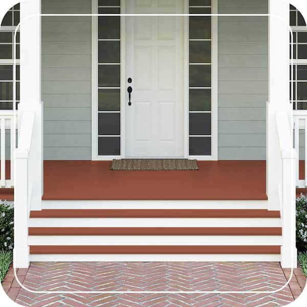 1 gal. #PFC-15 Santa Fe Textured Low-Lustre Enamel Interior/Exterior Porch and Patio Anti-Slip Floor Paint