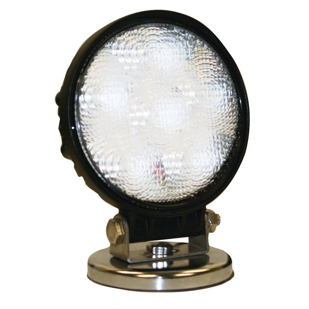 4-Inch Round LED Flood Light with Magnetic Base