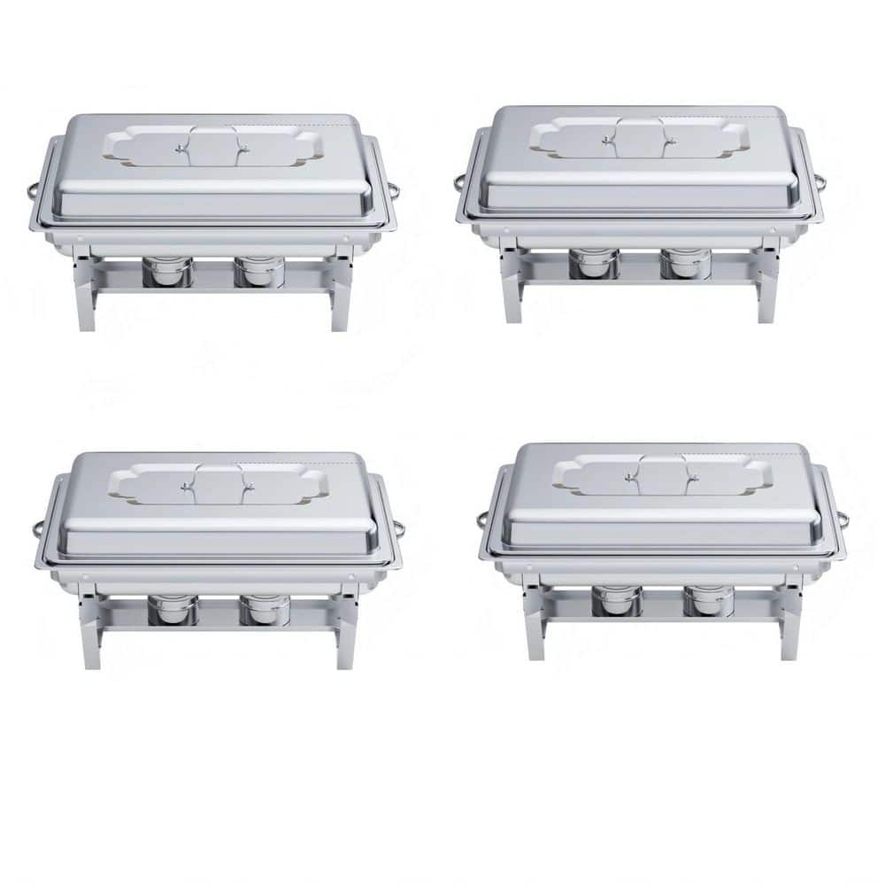 Chafing Dishes Buffet Set with Lids, Premium Chafers for Catering & Events, Buffet Food Warmers Serving Sets for Parties