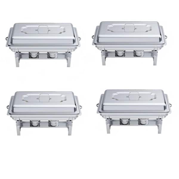 Chafing Dishes Buffet Set with Lids, Premium Chafers for Catering & Events, Buffet Food Warmers Serving Sets for Parties