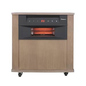 18 in. 1000-Volt/1500-Watt Digital 6-Tube Infrared Heater with Remote