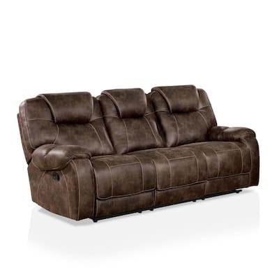 Reclining Sofas Living Room Furniture The Home Depot - Jaconna 3 Pc Leather Sofa With Power Recliners Reclining Sofas Living Room Furniture The Home Depot - Jaconna 3 Pc Leather Sofa With Power Recliners
