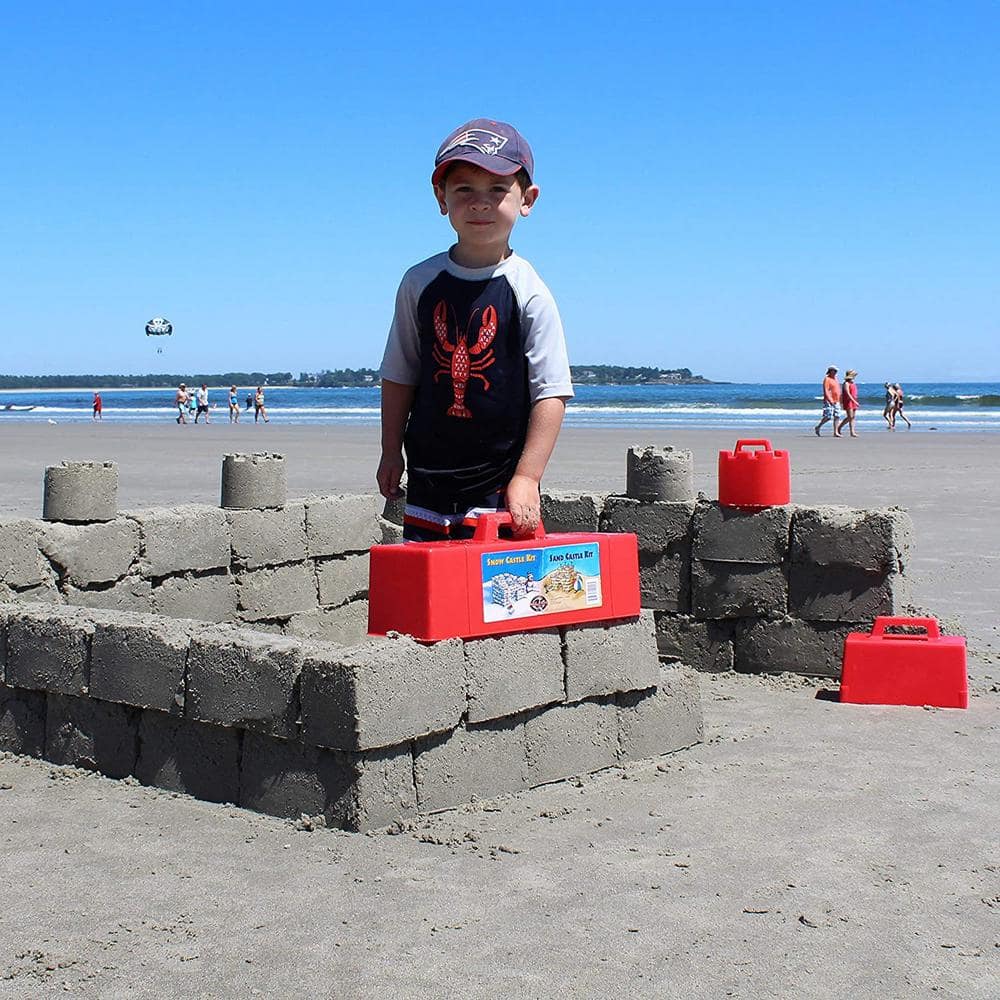 Snow Castle Kit 3 Pc Winter Snow and Beach Sand Fort Building Set