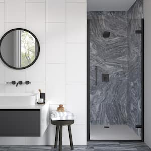Vicenza Nite Honed 17.99 in. x 17.99 in. Marble Floor and Wall Tile (2.25 sq. ft.)