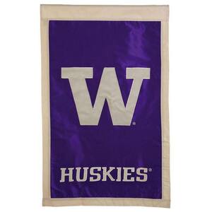 NCAA 1 ft. x 1-1/2 ft. University of Washington 2-Sided Garden Flag