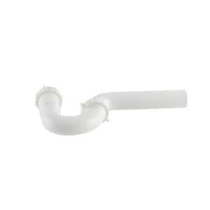 1-1/2 in. White Plastic Sink Drain P- Trap