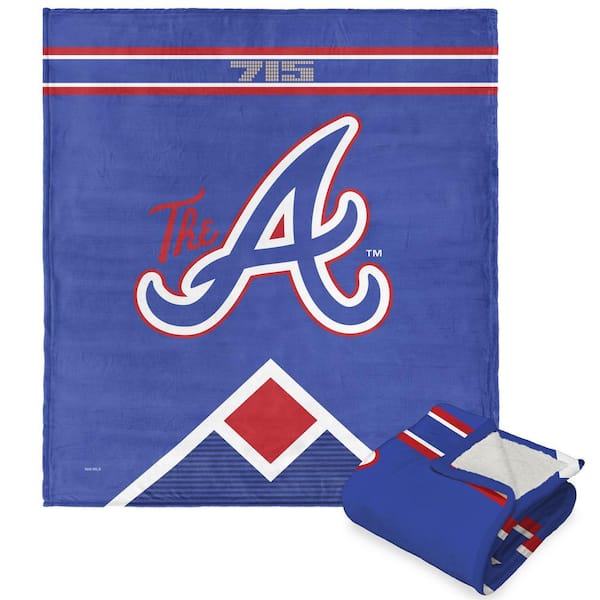 THE NORTHWEST GROUP MLB Braves City Connect Silk Touch Sherpa Multicolor Throw