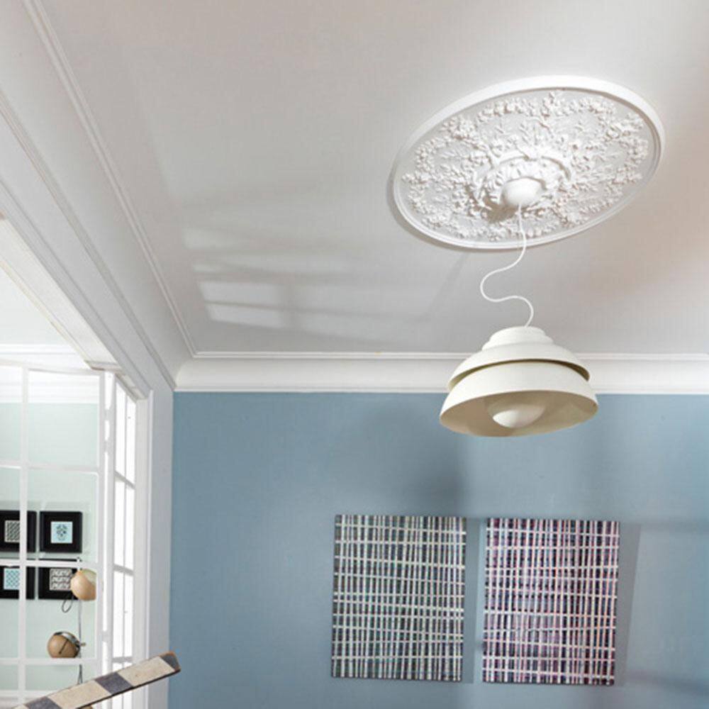Primed White Polyurethane Crown Panel Moulding Set