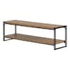 South Shore Gimetri 59 in. Rustic Bamboo Wood TV Stand 56 in. 11522