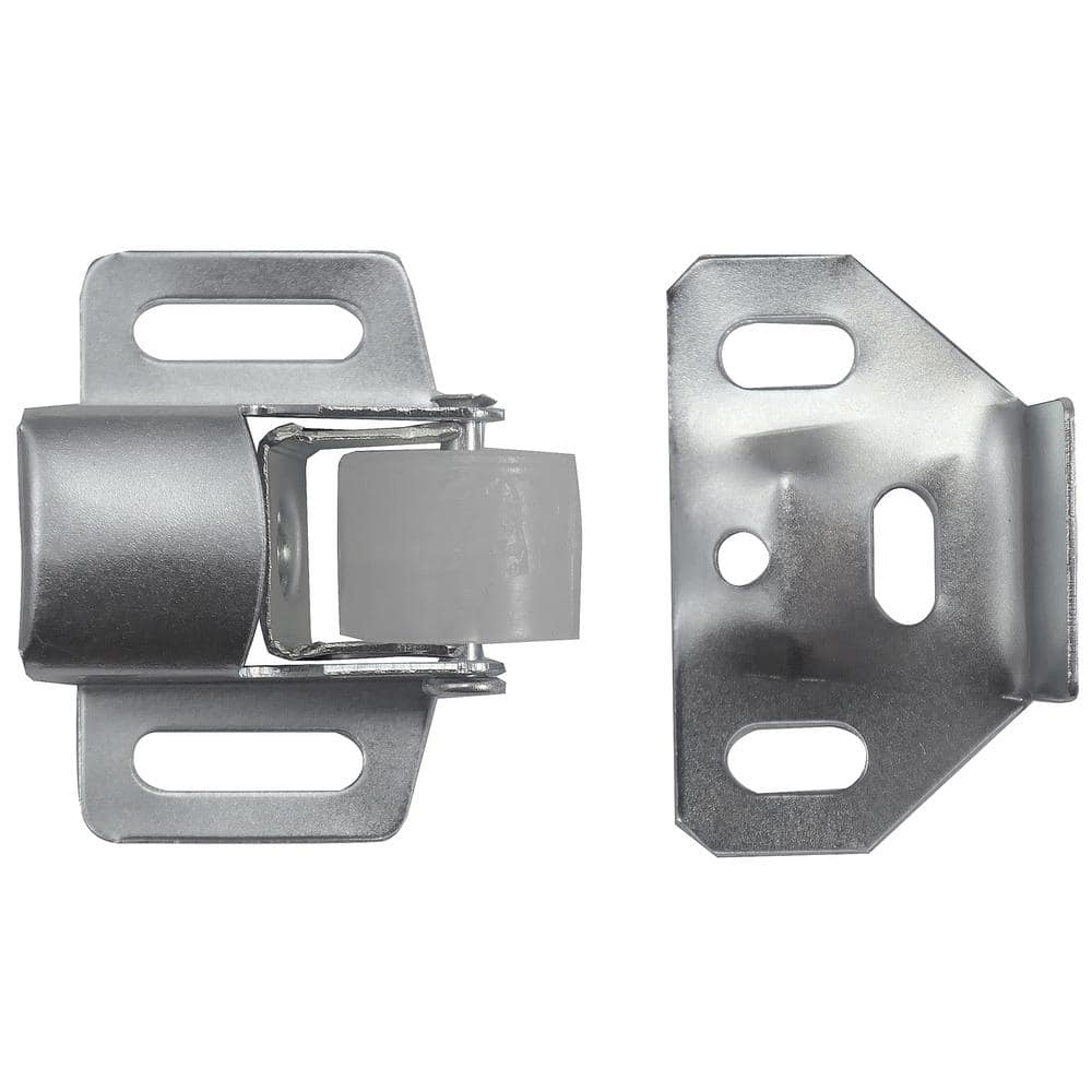 Silver Steel Roller Cabinet Catch Latch