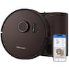 bObsweep Orb-i 5000 Pa 12.5 in Robotic Vacuum, with Smart Navigation, 100-Day Bag, LiDAR, Multi-surface, in Chocolate Brown PET24-7-313