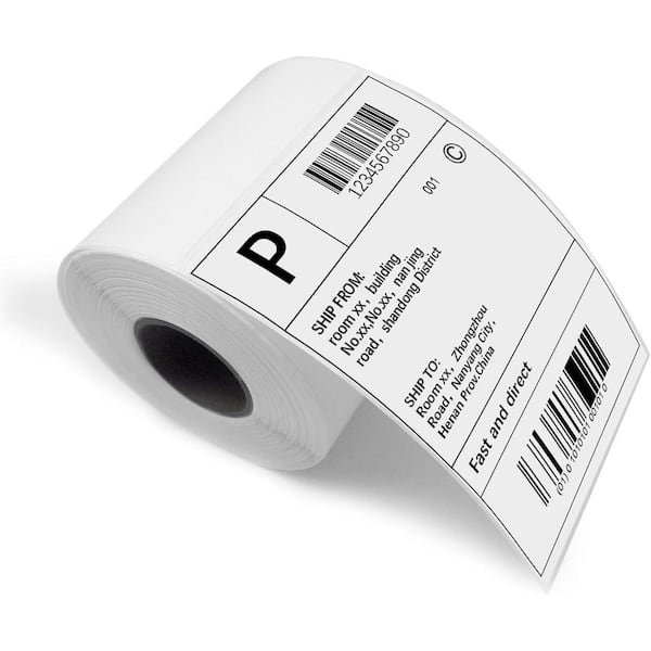 Unbranded Thermal Shipping Labels 4 x 6 1 Roll (350 Labels) Waterproof Oil-Resistant Easy-Tear Ultra Adhesive
