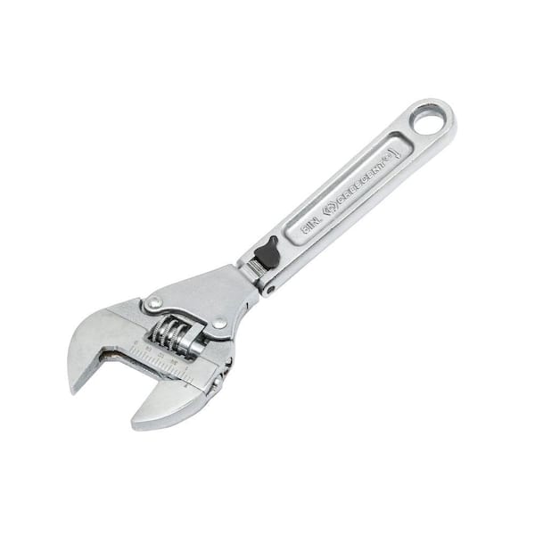 Crescent 8 in. Flex Head Adjustable Wrench with Ratcheting Jaw