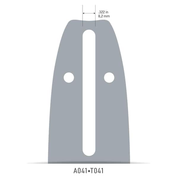 18 in. Chainsaw Guide Bar, Fits Echo, Craftsman, Homelite, Poulan, makita, Dolmar, Husqvarna and more (180SDEA041)