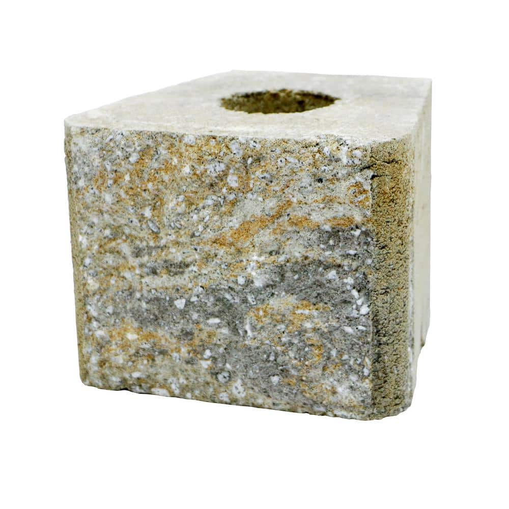 Pavestone RockWall Medium 6 in. x 7.75 in. x 7 in. Yukon Concrete