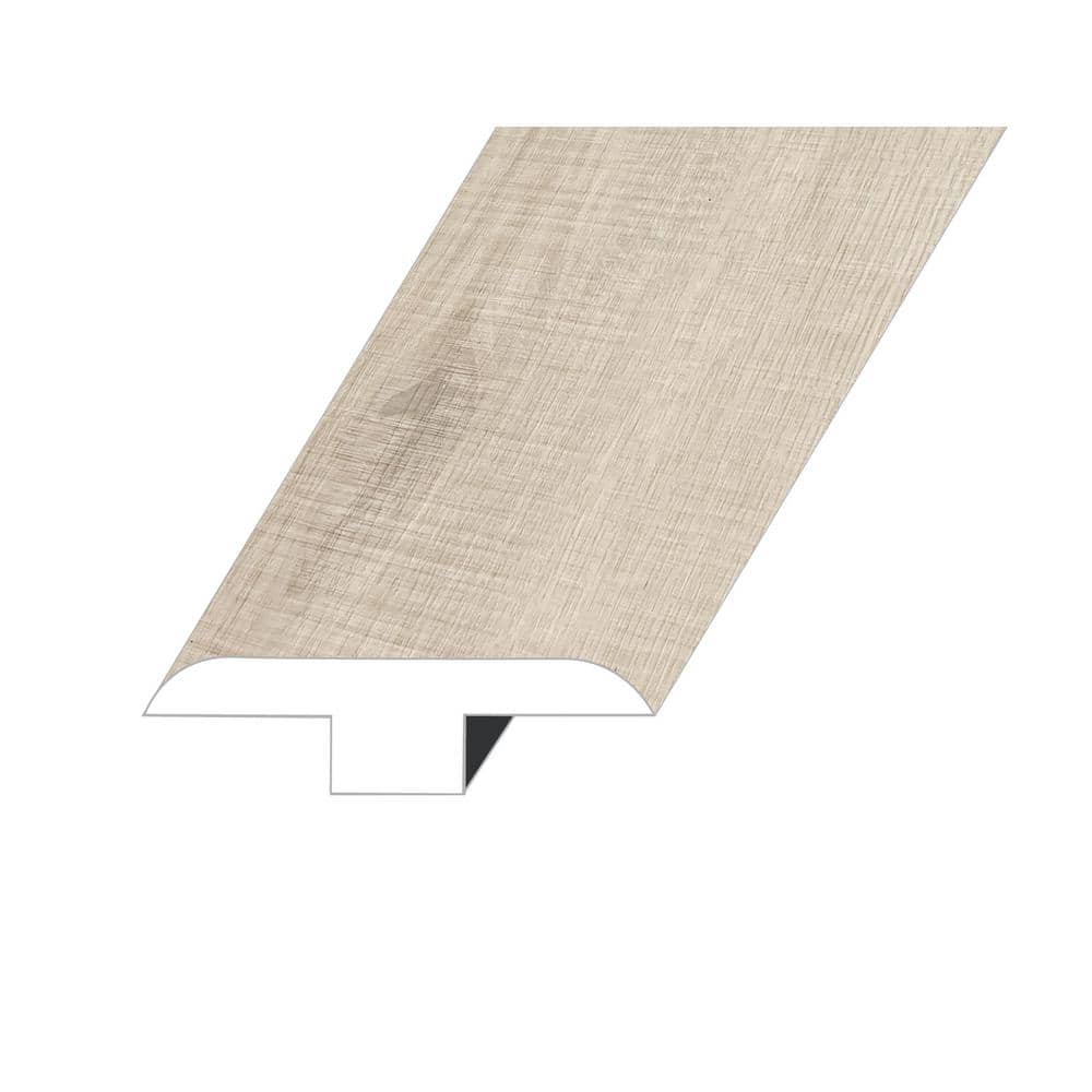 Zephyr Soho Pearl 0.5 in. Thick x 1.8 in. W x 94.5 in. L SPC Vinyl T-Moldin