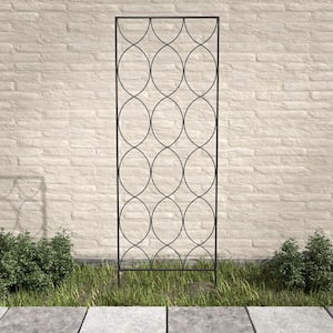 72 in. Glory Trellis in Black