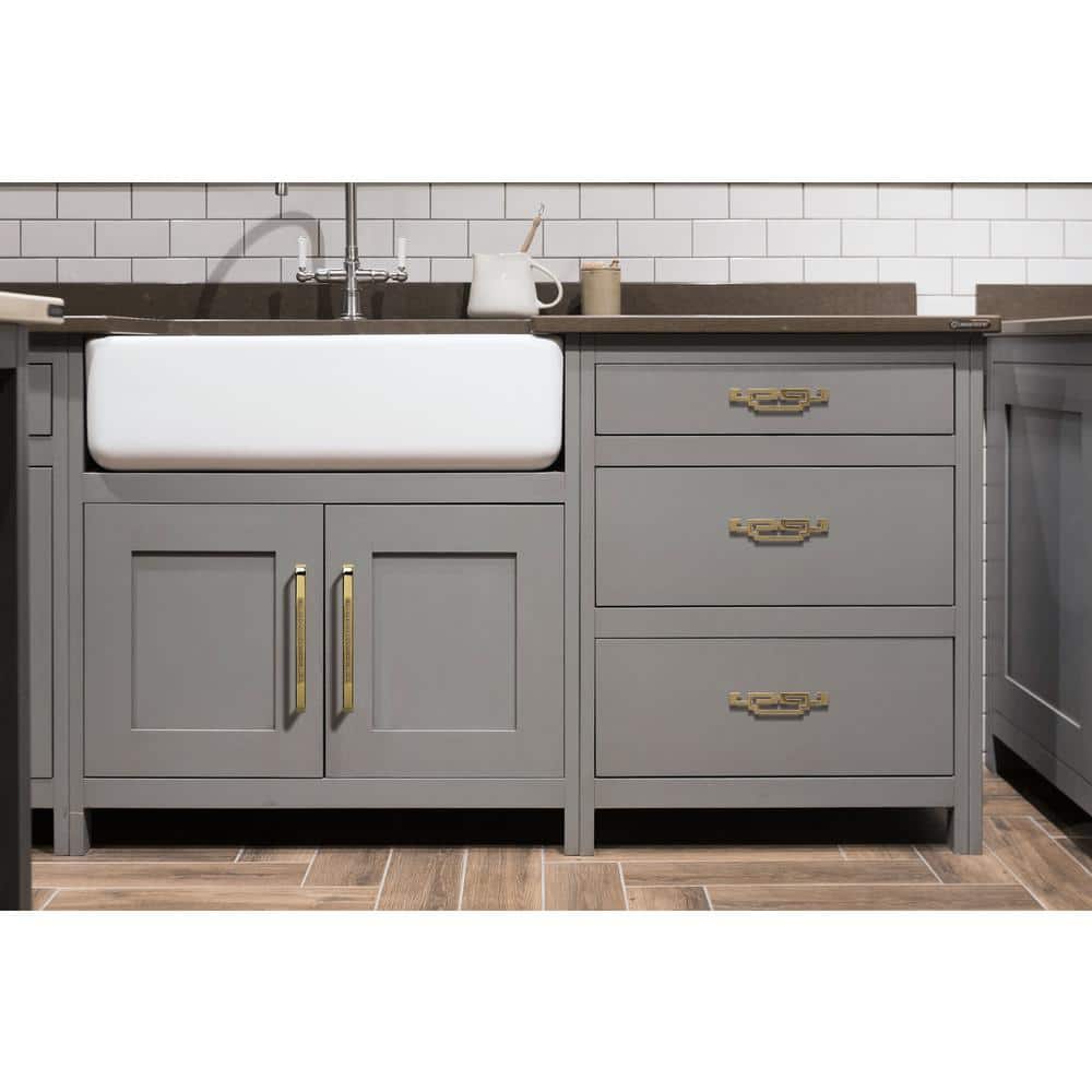 Polished Gold Modern Drop Bail Cabinet Pull Handle
