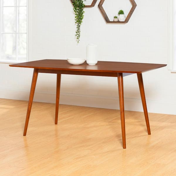 Mid century modern teak best sale dining table