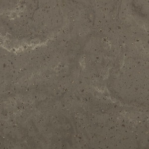 2 in. x 2 in. Solid Surface Countertop Sample in Aurora Umber