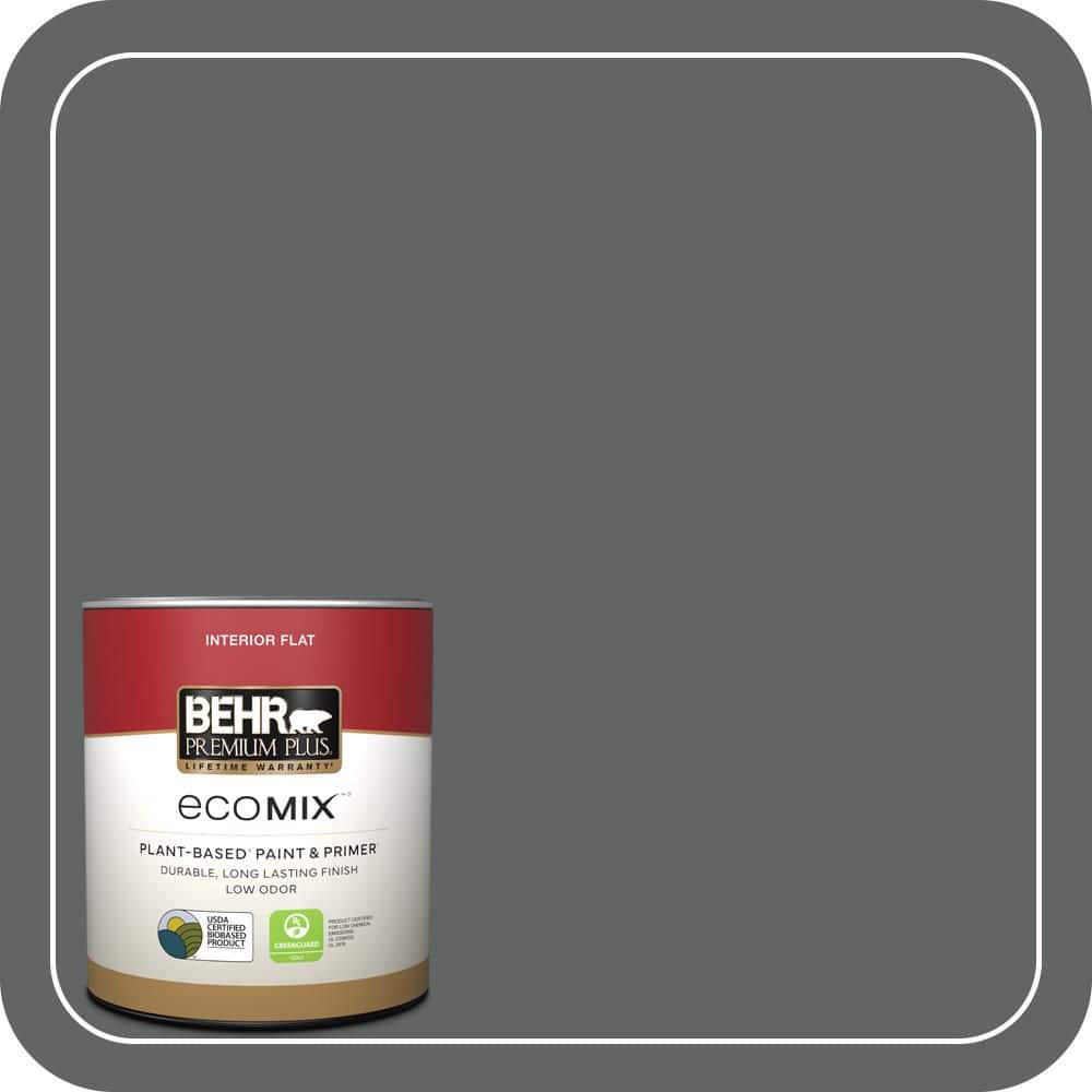 1 qt. Home Decorators #HDC-MD-28 Cordite Flat EcoMix Plant-Based Interior Paint & Primer price history on PriceWatchPro