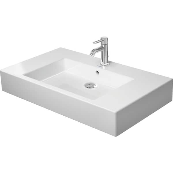 Duravit 19.25 in. W x 33.5 in. D Ceramic Vanity Top in White