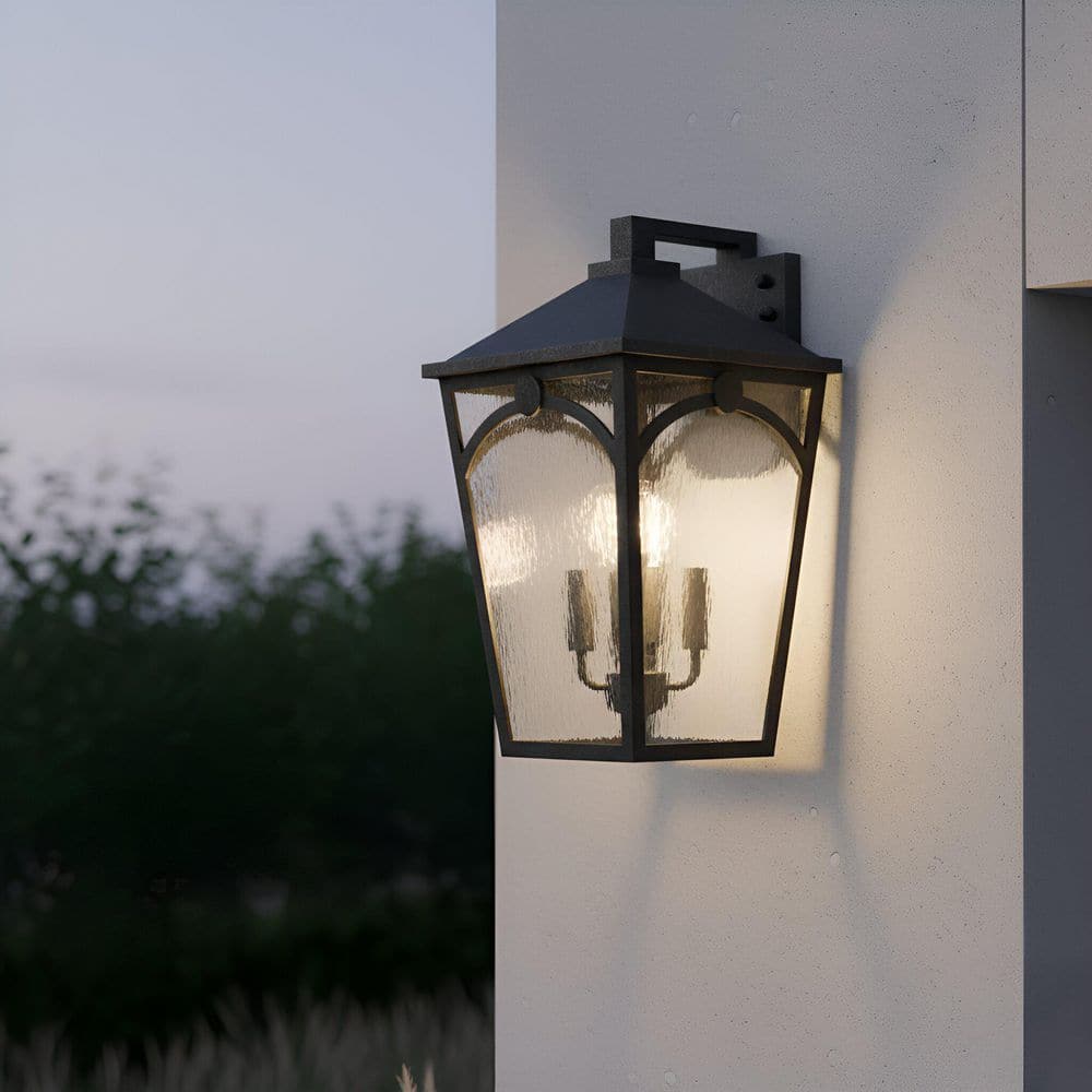 Quoizel Jaxon Western Bronze Outdoor Wall Lantern Sconce Hardwired