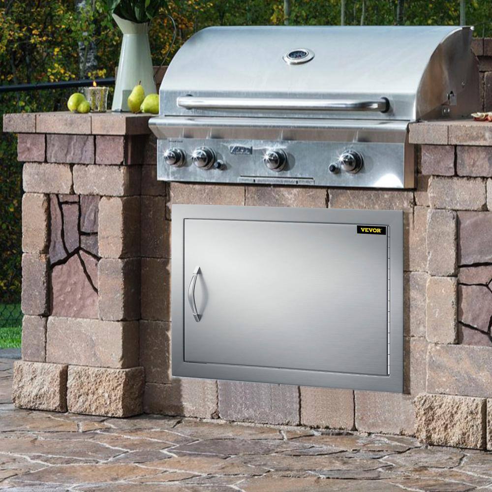 24x17 Inch Stainless Steel Outdoor BBQ Access Door