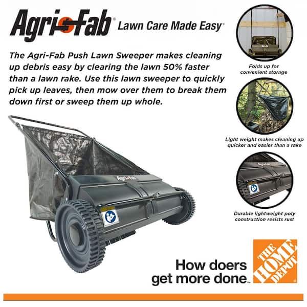 26 in. Push Lawn Sweeper