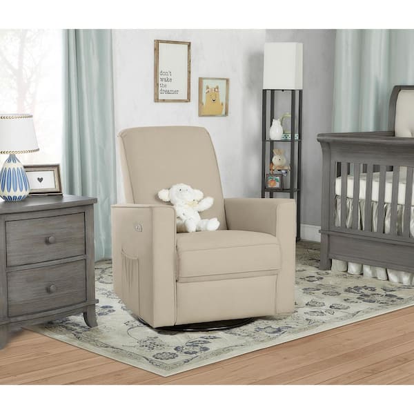 evolur harlow glider in smokey blue