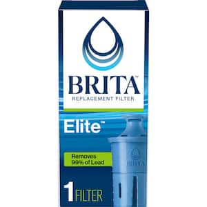 Elite Water Filter Replacement Cartridge for Water Pitcher and Dispensers, BPA Free, Reduces Lead