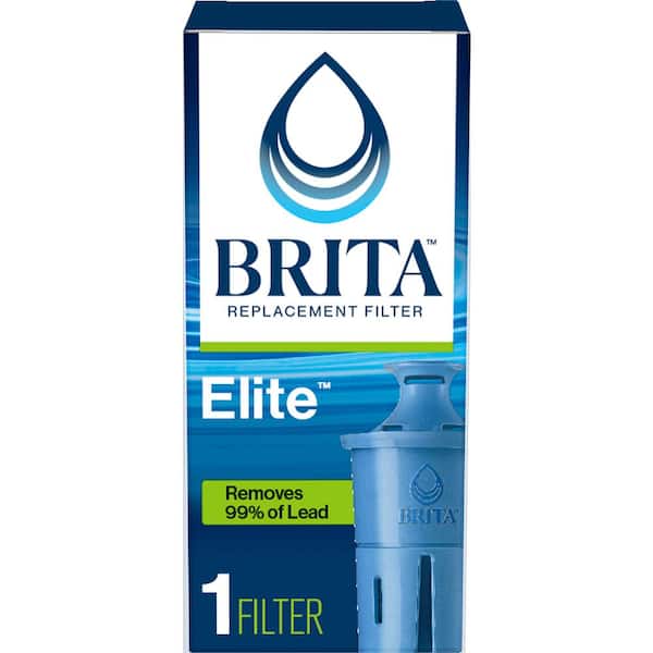 Brita Elite Water Filter Replacement Cartridge for Water Pitcher and Dispensers, BPA Free, Reduces Lead