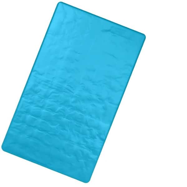 48 in. x 28 in. Cooling Bed Pad, Light Blue Gel Cooling Mattress Mat for Summer Heat Relief, No Water Electricity Needed