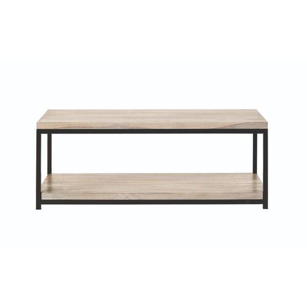 Home Decorators Collection Anjou White Wash Coffee Table