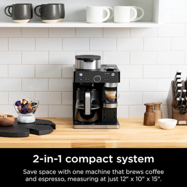 NINJA Espresso & Coffee System, Single-Serve & Nespresso Capsule