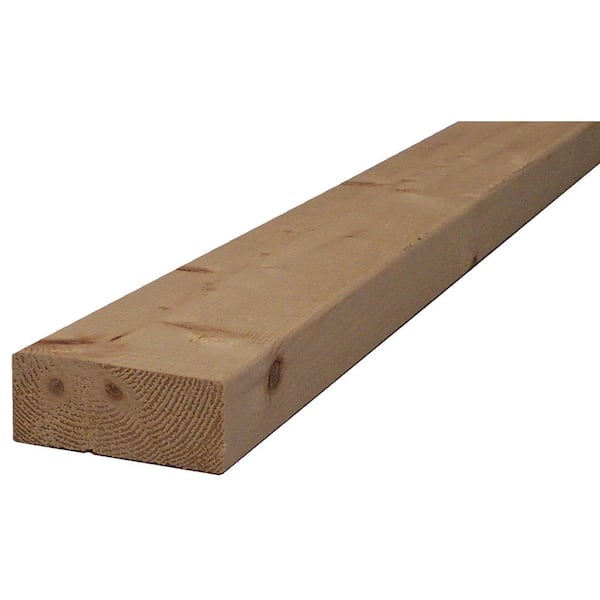 Unbranded 2 in. x 4 in. x 12 ft. #2 and BTR. S-Dry Spruce Pine Fir Lumber
