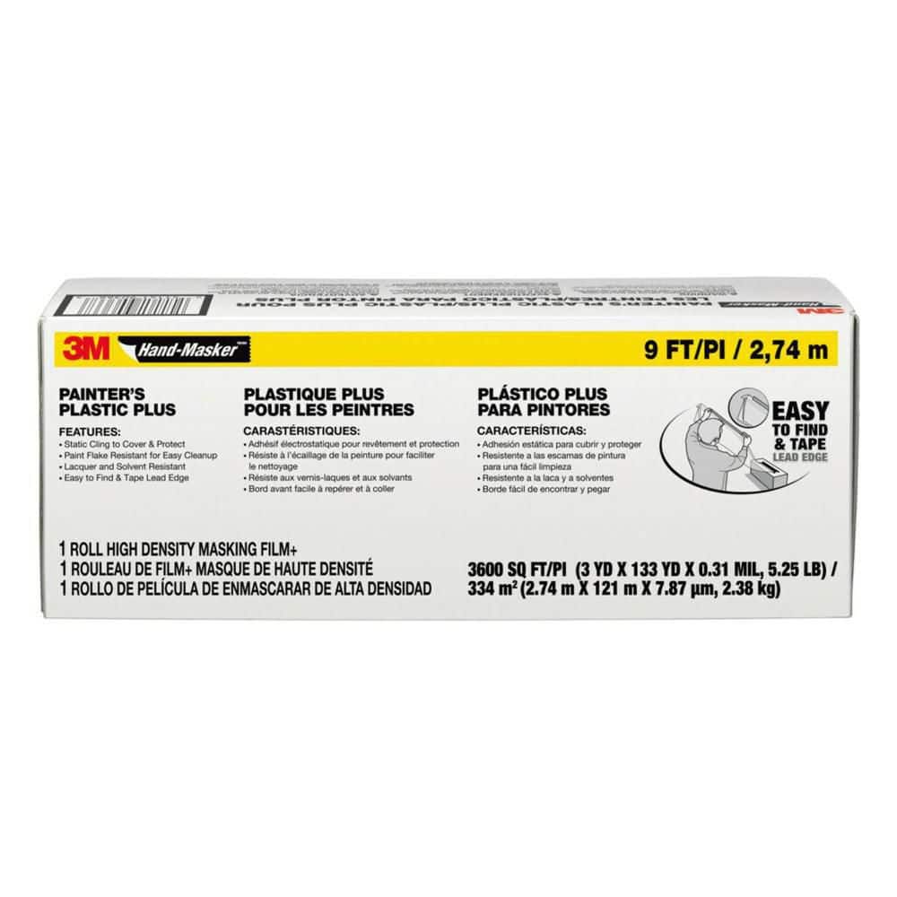 Hand-Masker 400 ft. x 9 ft. x 0.31 mil Painters Plastic Plus